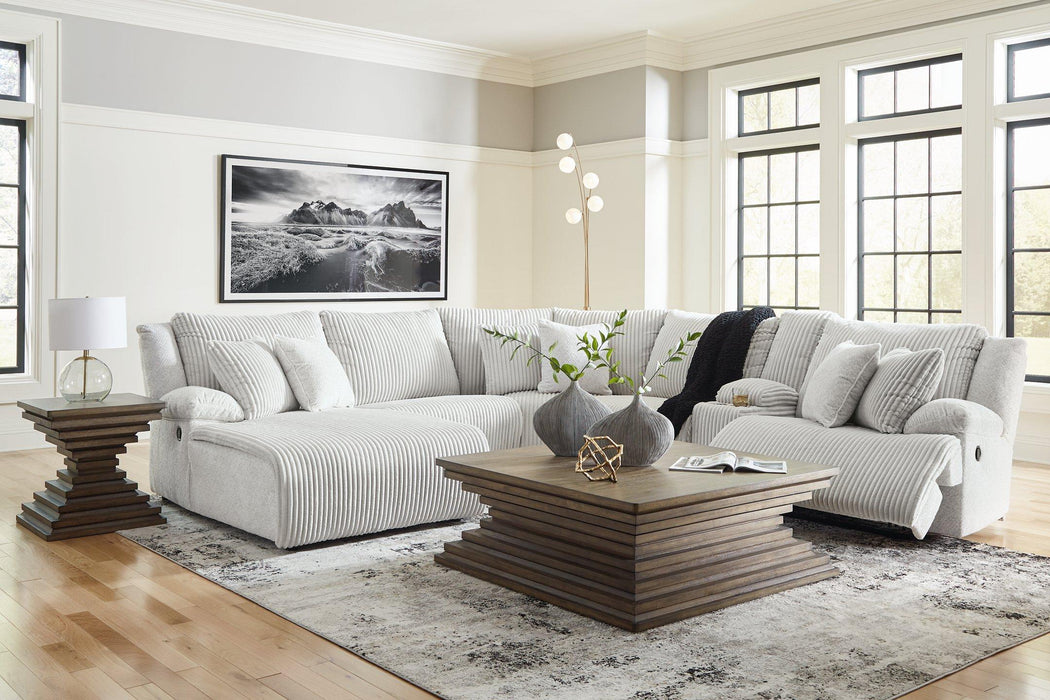 Top Tier Reclining Sectional with Chaise - Atchison Furniture Company (Atchison, KS)