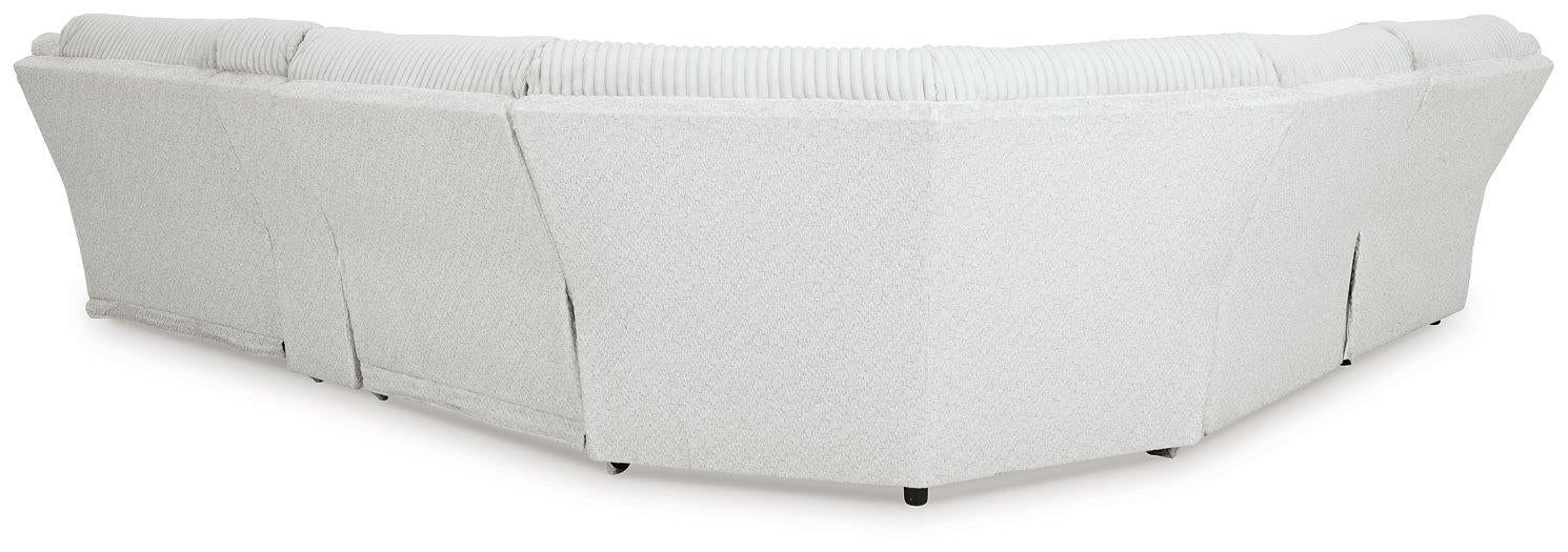 Top Tier Reclining Sectional with Chaise - Atchison Furniture Company (Atchison, KS)