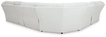 Top Tier Reclining Sectional with Chaise - Atchison Furniture Company (Atchison, KS)