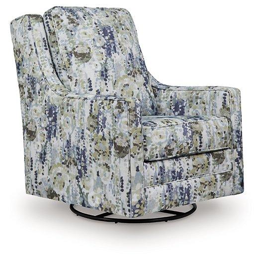 Dustinford Swivel Glider Accent Chair - Atchison Furniture Company (Atchison, KS)