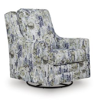 Dustinford Swivel Glider Accent Chair - Atchison Furniture Company (Atchison, KS)