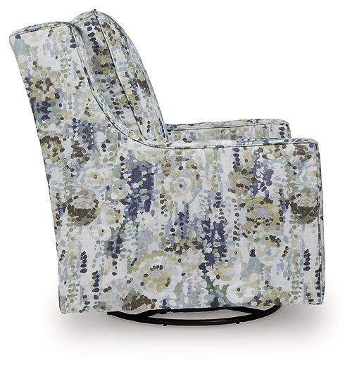 Dustinford Swivel Glider Accent Chair - Atchison Furniture Company (Atchison, KS)