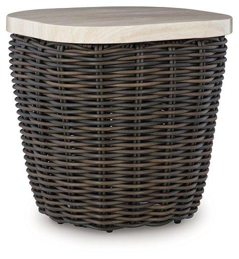 Kimora Outdoor End Table - Atchison Furniture Company (Atchison, KS)
