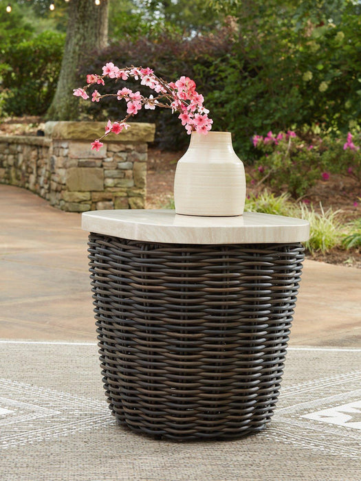 Kimora Outdoor End Table - Atchison Furniture Company (Atchison, KS)