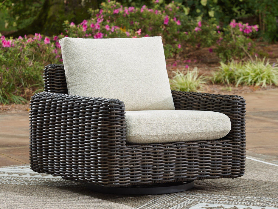 Kimora Outdoor Swivel Lounge Chair - Atchison Furniture Company (Atchison, KS)
