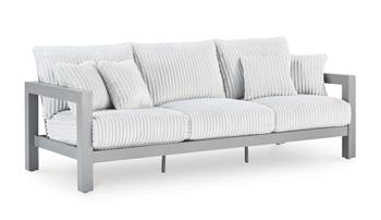 Hurley Park Outdoor Sofa with Cushion - Atchison Furniture Company (Atchison, KS)