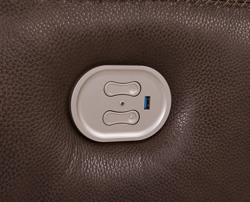 Alessandro Power Reclining Loveseat with Console - Atchison Furniture Company (Atchison, KS)