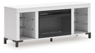 Brollevi 60" TV Stand with Electric Fireplace - Atchison Furniture Company (Atchison, KS)