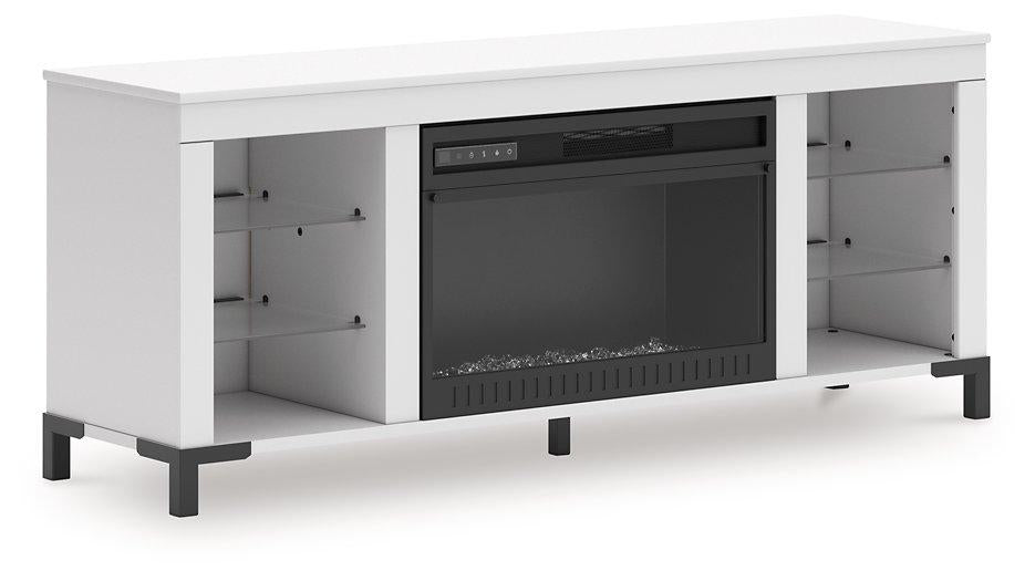 Brollevi 60" TV Stand with Electric Fireplace - Atchison Furniture Company (Atchison, KS)