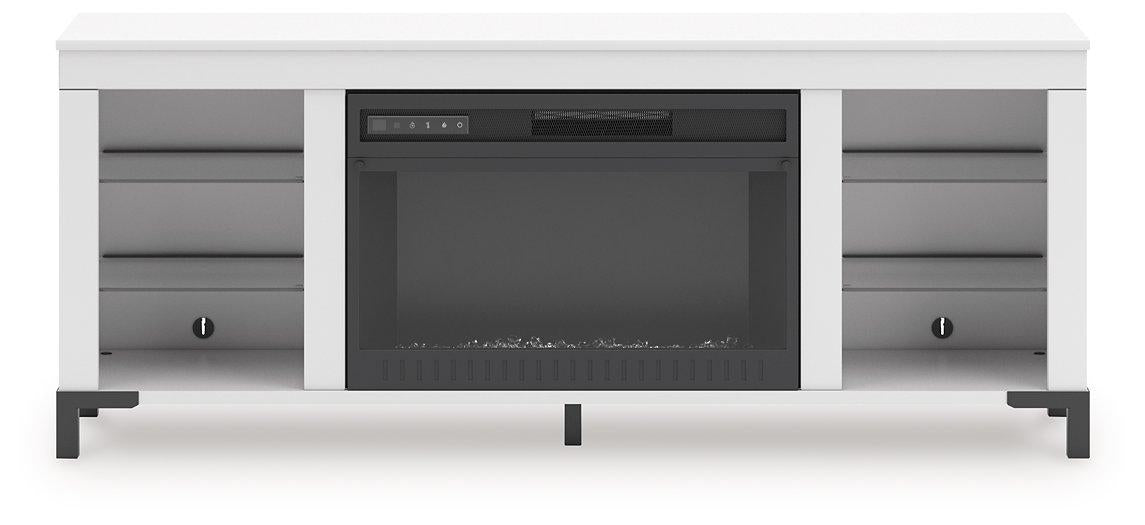 Brollevi 60" TV Stand with Electric Fireplace - Atchison Furniture Company (Atchison, KS)