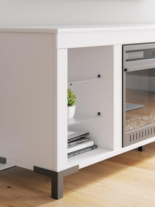 Brollevi 60" TV Stand with Electric Fireplace - Atchison Furniture Company (Atchison, KS)
