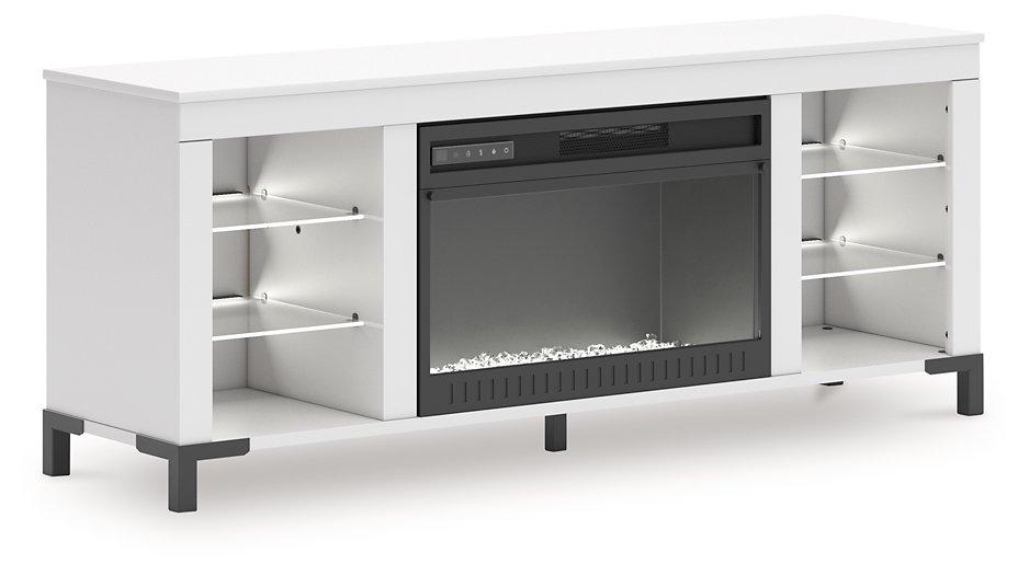 Brollevi 60" TV Stand with Electric Fireplace - Atchison Furniture Company (Atchison, KS)