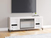 Brollevi 60" TV Stand with Electric Fireplace - Atchison Furniture Company (Atchison, KS)