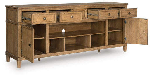 Sharlance 81" TV Stand - Atchison Furniture Company (Atchison, KS)