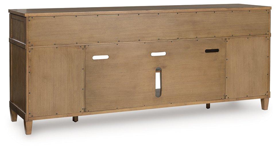 Sharlance 81" TV Stand - Atchison Furniture Company (Atchison, KS)