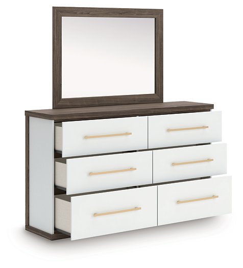 Kendanport Dresser and Mirror - Atchison Furniture Company (Atchison, KS)