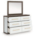 Kendanport Dresser and Mirror - Atchison Furniture Company (Atchison, KS)