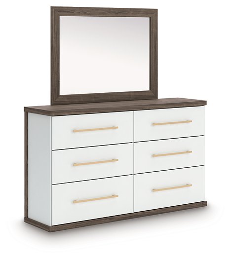 Kendanport Dresser and Mirror - Atchison Furniture Company (Atchison, KS)