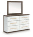 Kendanport Dresser and Mirror - Atchison Furniture Company (Atchison, KS)