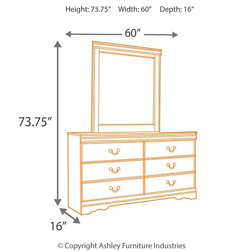 Huey Vineyard Dresser and Mirror - Atchison Furniture Company (Atchison, KS)
