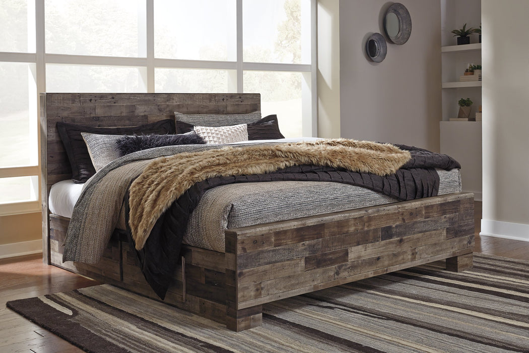 Derekson Bed with 2 Side Storage - Atchison Furniture Company (Atchison, KS)