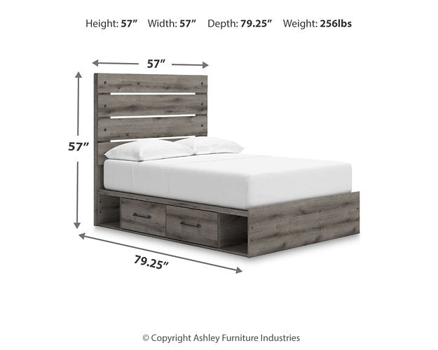 Graystorm Bed with Storage - Atchison Furniture Company (Atchison, KS)