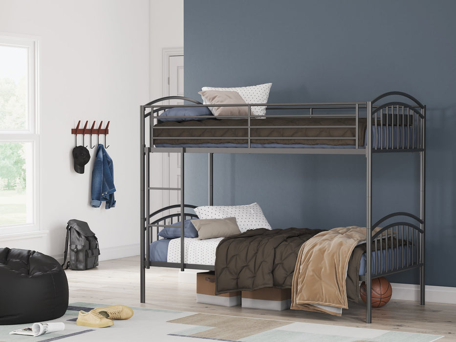 Lanceburg Bunk Bed with Ladder - Atchison Furniture Company (Atchison, KS)