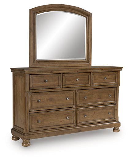 Feddinger Dresser and Mirror - Atchison Furniture Company (Atchison, KS)
