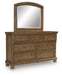 Feddinger Dresser and Mirror - Atchison Furniture Company (Atchison, KS)
