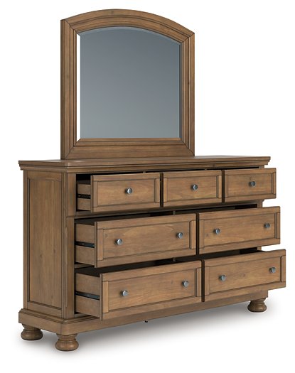 Feddinger Dresser and Mirror - Atchison Furniture Company (Atchison, KS)