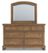 Feddinger Dresser and Mirror - Atchison Furniture Company (Atchison, KS)