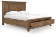 Feddinger Panel Storage Bed - Atchison Furniture Company (Atchison, KS)