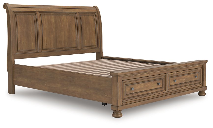 Feddinger Panel Storage Bed - Atchison Furniture Company (Atchison, KS)