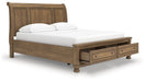 Feddinger Panel Storage Bed - Atchison Furniture Company (Atchison, KS)