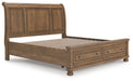 Feddinger Panel Storage Bed - Atchison Furniture Company (Atchison, KS)