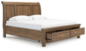 Feddinger Panel Storage Bed - Atchison Furniture Company (Atchison, KS)