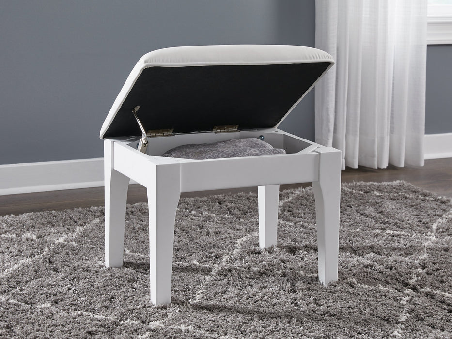 Chalanna Vanity Stool - Atchison Furniture Company (Atchison, KS)