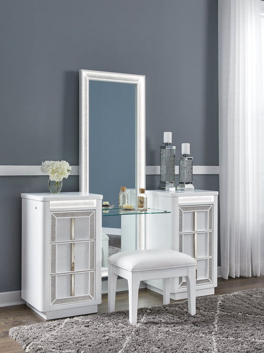Chalanna Vanity with Mirror - Atchison Furniture Company (Atchison, KS)