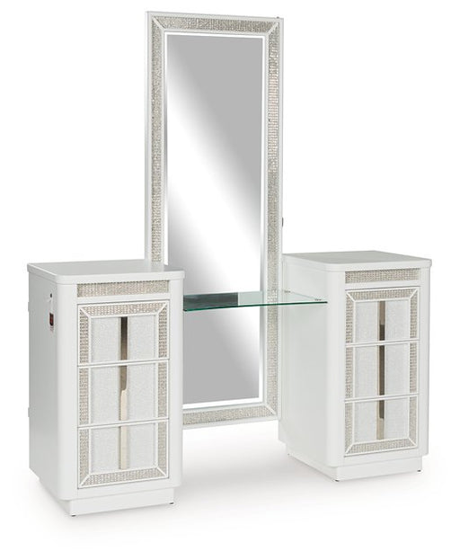 Chalanna Vanity with Mirror - Atchison Furniture Company (Atchison, KS)