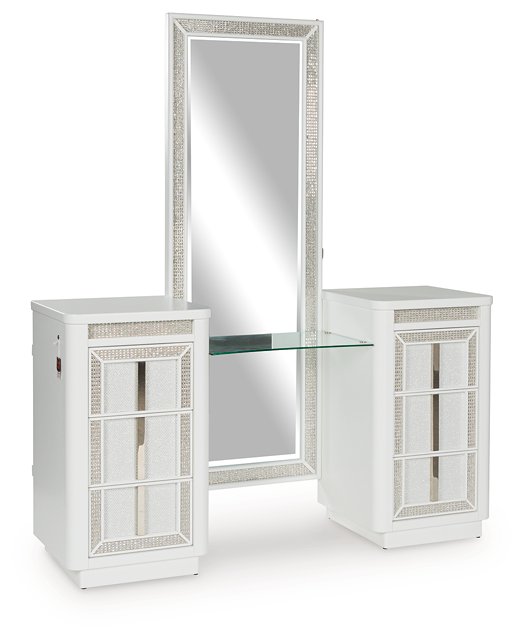 Chalanna Vanity with Mirror - Atchison Furniture Company (Atchison, KS)
