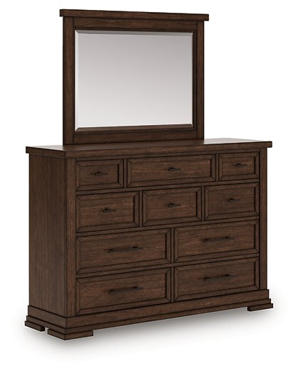 Taffenbrook Dresser and Mirror - Atchison Furniture Company (Atchison, KS)