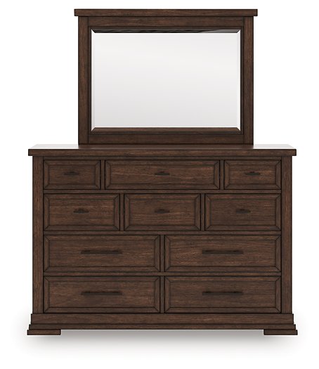 Taffenbrook Dresser and Mirror - Atchison Furniture Company (Atchison, KS)
