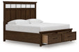 Taffenbrook Panel Storage Bed - Atchison Furniture Company (Atchison, KS)