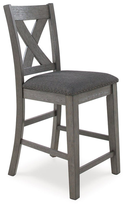 Caitbrook Counter Height Dining Table and Bar Stools (Set of 7) - Atchison Furniture Company (Atchison, KS)