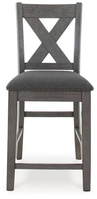 Caitbrook Counter Height Dining Table and Bar Stools (Set of 7) - Atchison Furniture Company (Atchison, KS)