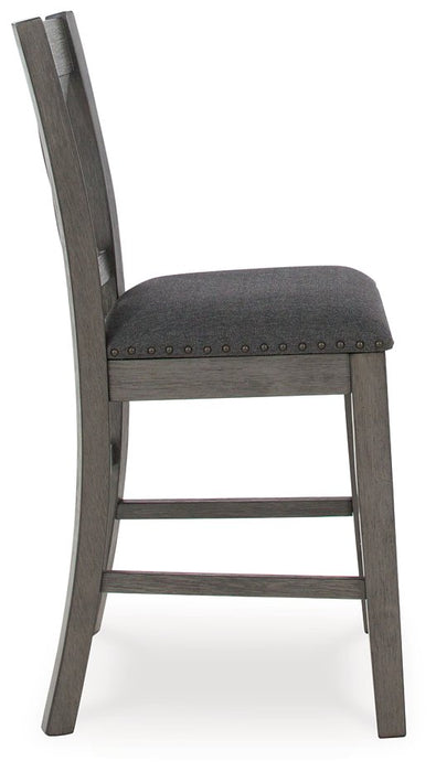 Caitbrook Counter Height Dining Table and Bar Stools (Set of 7) - Atchison Furniture Company (Atchison, KS)