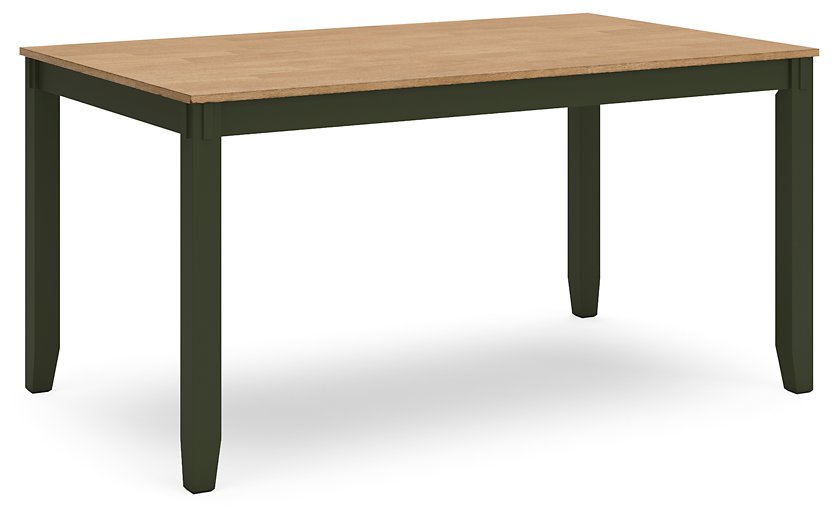 Gesthaven Dining Table with 4 Chairs and Bench (Set of 6) - Atchison Furniture Company (Atchison, KS)