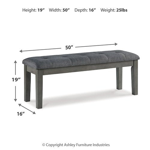 Hallanden 50" Dining Bench - Atchison Furniture Company (Atchison, KS)