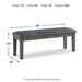 Hallanden 50" Dining Bench - Atchison Furniture Company (Atchison, KS)
