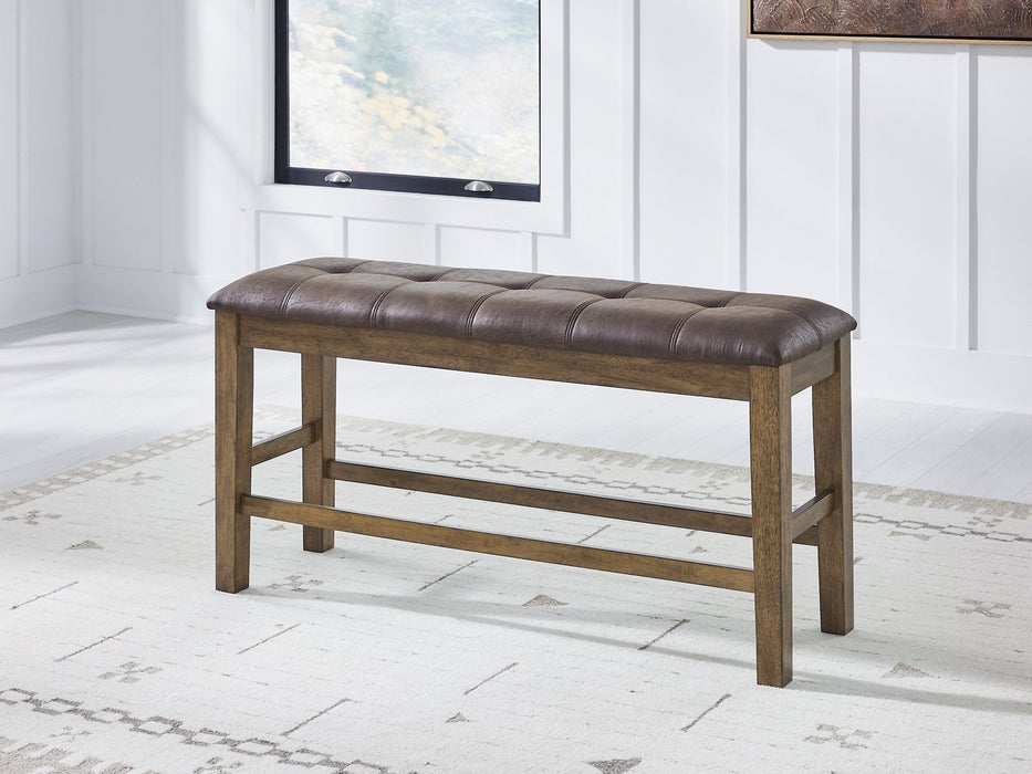 Urbinforte Counter Height Dining Bench - Atchison Furniture Company (Atchison, KS)